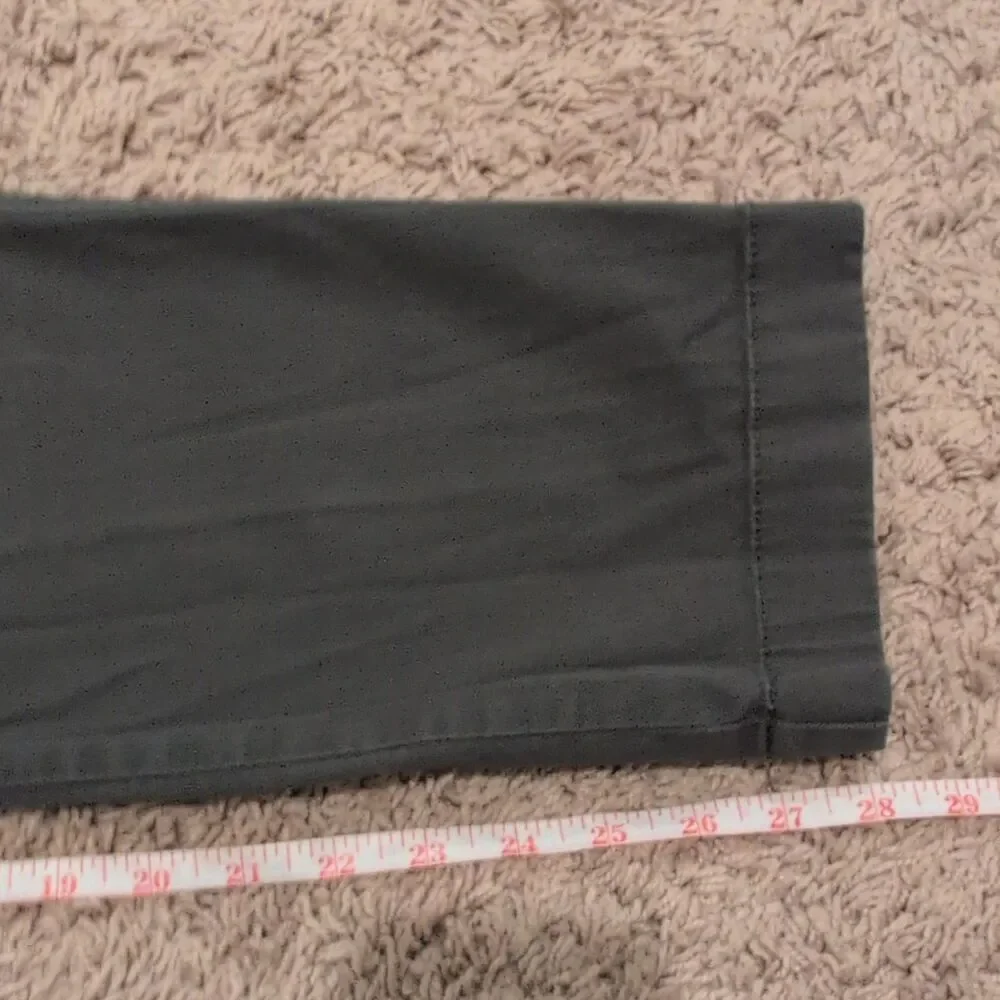 J.CREW Men's Gray Twill Chino Pants Slim Fit Straight Leg Size 36